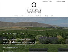 Tablet Screenshot of fidelitaswines.com